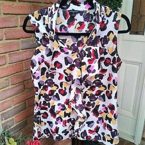 Banana Republic Sleeveless Blouse Like New M